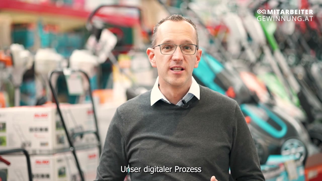 Florian Schernthaner, Baumarkt Ebster, im Gespräch