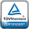 TÜV Rheinland zertifiziert