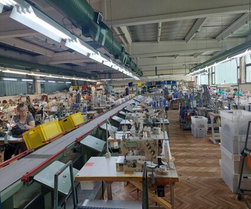 Production hall at the property in Budinščina