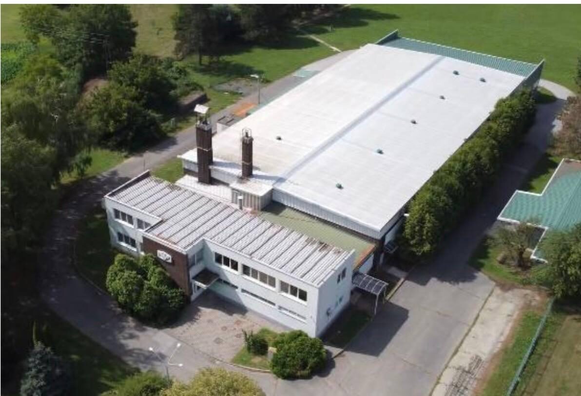 Luftaufnahme des Industrie- und Gewerbekomplexes in Jalžabet