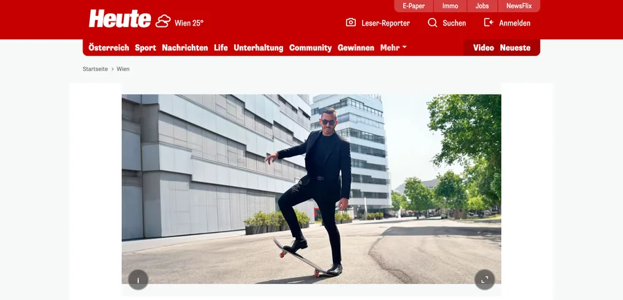 Der Heute-Artikel Wiener Unternehmer verschenkt 3 Mal seinen Klimabonus mit Foto von Samy El Makarem